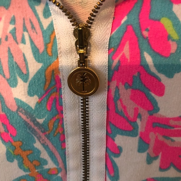 Lilly Pulitzer Skipper Popover Scuba to Cuba Resort White - Picture 2 of 7